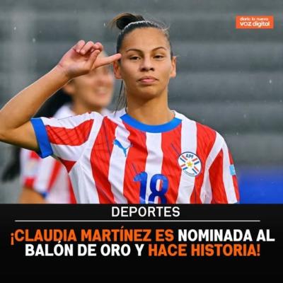 Claudia Martínez hace historia en el Balón de Oro: la joya del fútbol paraguayo entre las mejores juveniles del mundo
